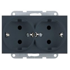   Panasonic Karre Plus 55 Soft Touch dupla dugalj keret nélküli Éjfekete