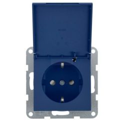   Panasonic Karre Plus 55 Soft Touch csapfedeles gyermekvédős dugalj keret nélküli Óceán