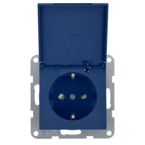 Panasonic Karre Plus 55 Soft Touch csapfedeles gyermekvédős dugalj keret nélküli Óceán