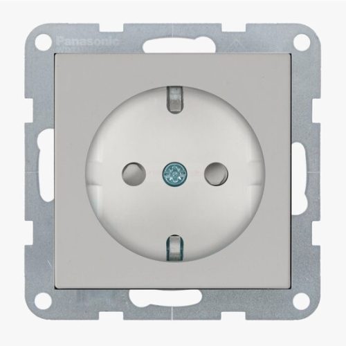 Panasonic Karre Plus 55 Soft Touch Gyermekvédős dugalj keret nélküli Homok