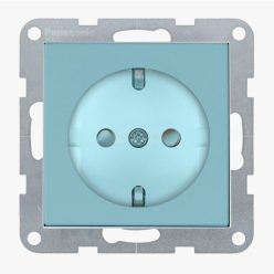   Panasonic Karre Plus 55 Soft Touch Gyermekvédős dugalj keret nélküli Türkiz