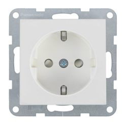   Panasonic Karre Plus 55 Soft Touch Gyermekvédős dugalj keret nélküli Kagylóhéj