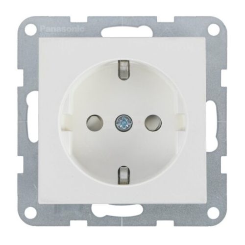 Panasonic Karre Plus 55 Soft Touch Gyermekvédős dugalj keret nélküli Kagylóhéj