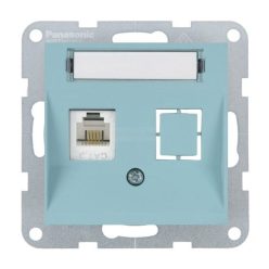 Panasonic Karre Plus 55 Soft Touch Fali aljzat CAT3 Türkiz