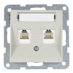 Panasonic Karre Plus 55 Soft Touch Fali aljzat 2xCAT3 Homok