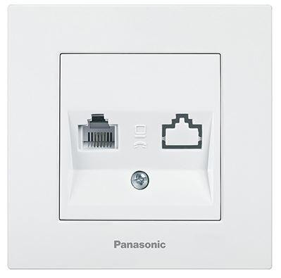 Panasonic Karre Plus RJ11 CAT3 FALI ALJZAT fehér