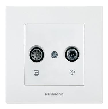 Panasonic Karre Plus SAT-TV aljzat végzáró fehér