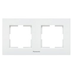 Panasonic Karre Plus 2-es sorolókeret vízszintes fehér