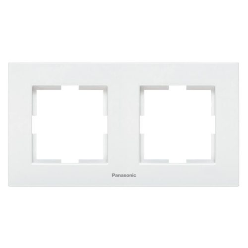 Panasonic Karre Plus 2-es sorolókeret vízszintes fehér