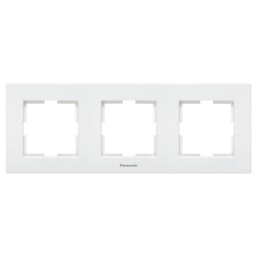 Panasonic Karre Plus 3-as sorolókeret vízszentes fehér