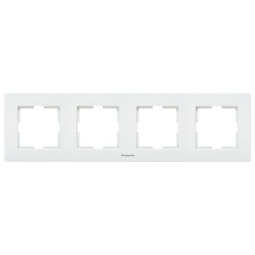 Panasonic Karre Plus 4-es sorolókeret vízszentes fehér