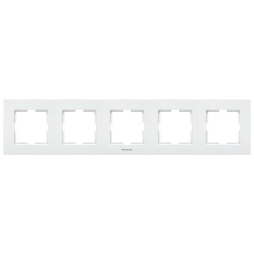 Panasonic Karre Plus 5-ös sorolókeret vízszintes fehér