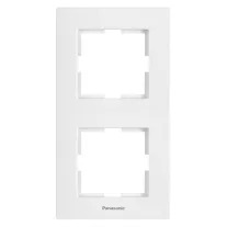 Panasonic Karre Plus 2-es sorolókeret függőleges fehér