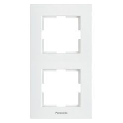 Panasonic Karre Plus 2-es sorolókeret függőleges fehér