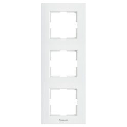 Panasonic Karre Plus 3-as sorolókeret függőleges fehér