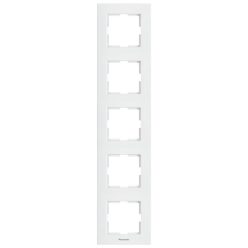 Panasonic Karre Plus 5-ös sorolókeret függőleges fehér