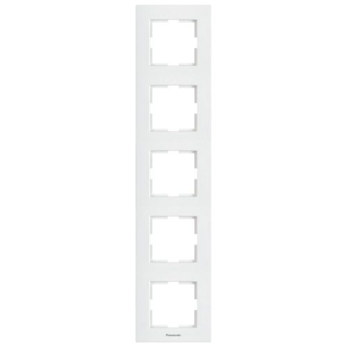 Panasonic Karre Plus 5-ös sorolókeret függőleges fehér