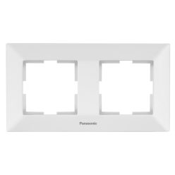 Panasonic Arkedia vízszintes kettes keret fehér