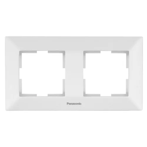 Panasonic Arkedia vízszintes kettes keret fehér