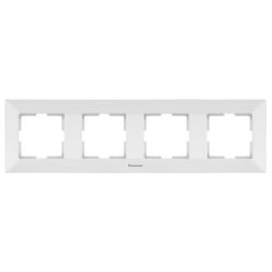 Panasonic Arkedia vízszintes négyes keret fehér