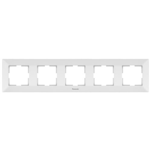 Panasonic Arkedia vízszintes ötös keret fehér