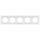 Panasonic Arkedia vízszintes ötös keret fehér