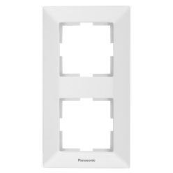 Panasonic Arkedia függőleges kettes keret fehér