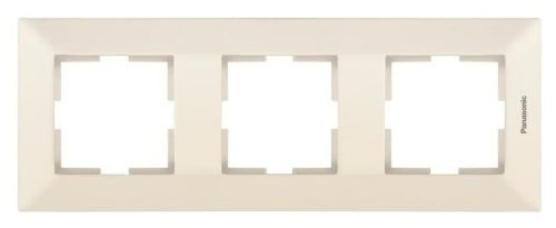 Panasonic Arkedia függőleges hármas keret bézs