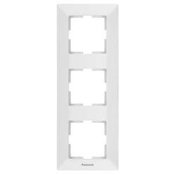 Panasonic Arkedia függőleges hármas keret fehér