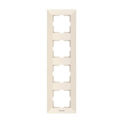 Panasonic Arkedia függőleges négyes keret bézs