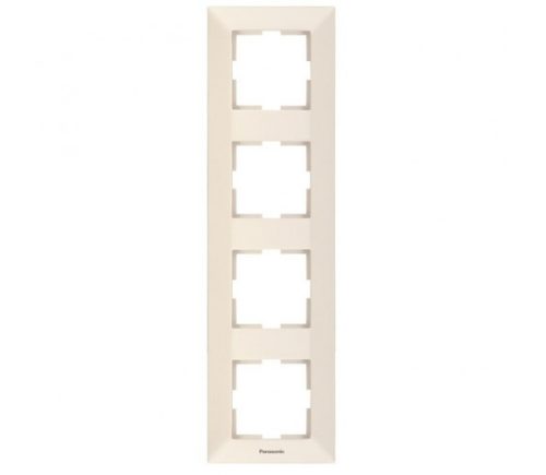 Panasonic Arkedia függőleges négyes keret bézs