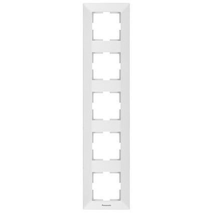 Panasonic Arkedia függőleges ötös keret fehér
