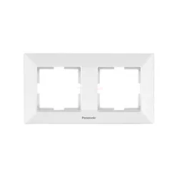 Panasonic Arkedia kettes keret slim fehér