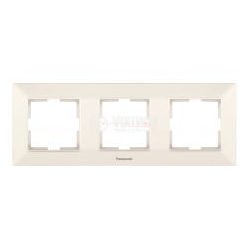 Panasonic Arkedia hármas keret slim bézs