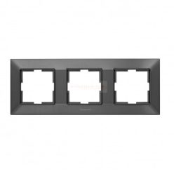 Panasonic Arkedia hármas keret slim antracit