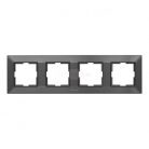 Panasonic Arkedia négyes keret slim antracit