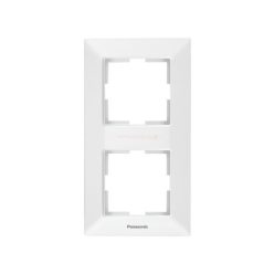 Panasonic Arkedia Slim függőleges kettes keret  bézs