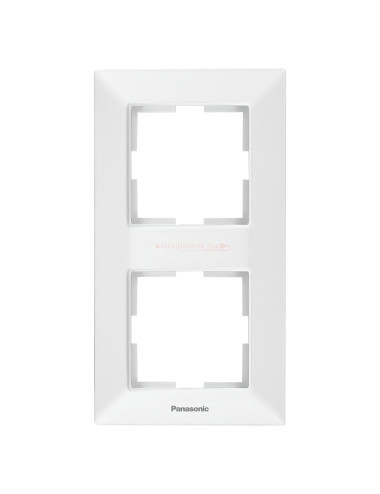 Panasonic Arkedia Slim függőleges kettes keret  bézs