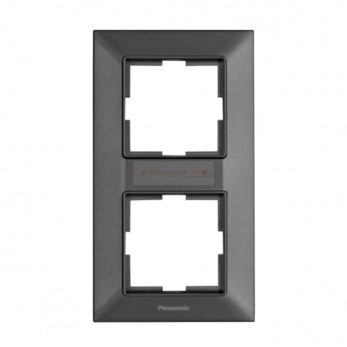 Panasonic Arkedia Slim függőleges kettes keret antracit