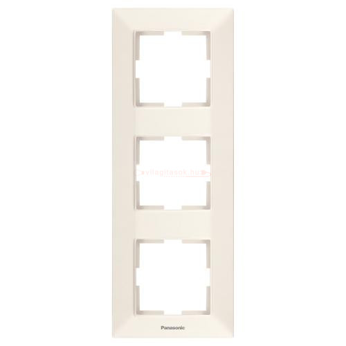 Panasonic Arkedia Slim hármas függőleges keret bézs