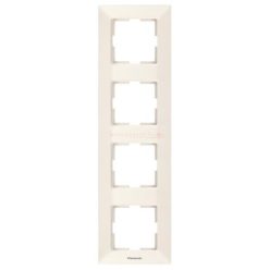 Panasonic Arkedia Slim függőleges négyes keret bézs