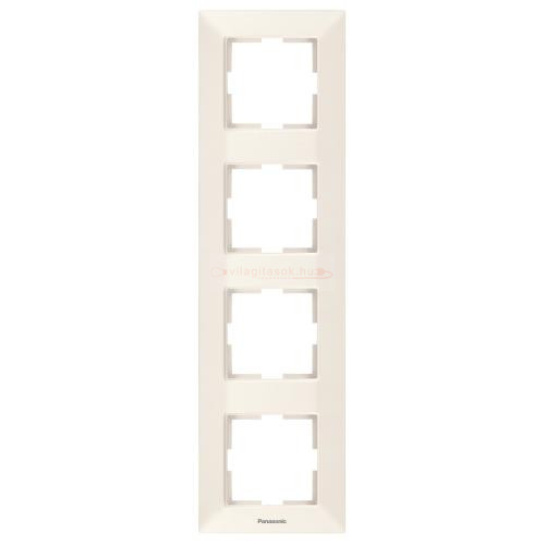 Panasonic Arkedia Slim függőleges négyes keret bézs