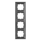 Panasonic Arkedia Slim függőleges négyes keret antracit