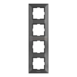 Panasonic Arkedia Slim függőleges négyes keret antracit