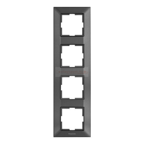 Panasonic Arkedia Slim függőleges négyes keret antracit
