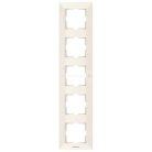 Panasonic Arkedia Slim függőleges ötös keret slim bézs