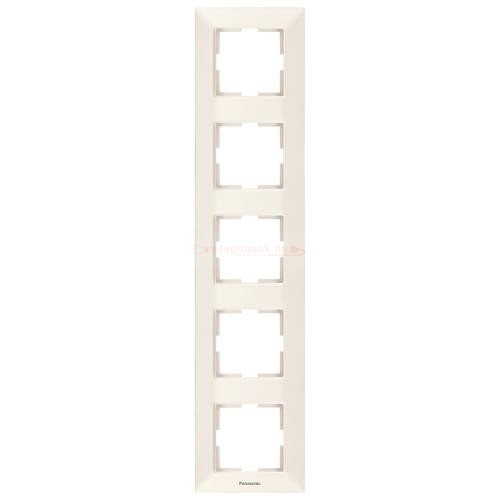 Panasonic Arkedia Slim függőleges ötös keret slim bézs