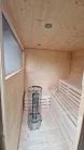 Kültéri Sauna 2 m x 2 m mit Montage vor Ort