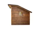 Outdoor-Sauna 2,05 m x 2,05 m mit Montage vor Ort