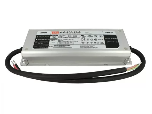 MEAN WELL Led transzformátor 12V 200W IP67